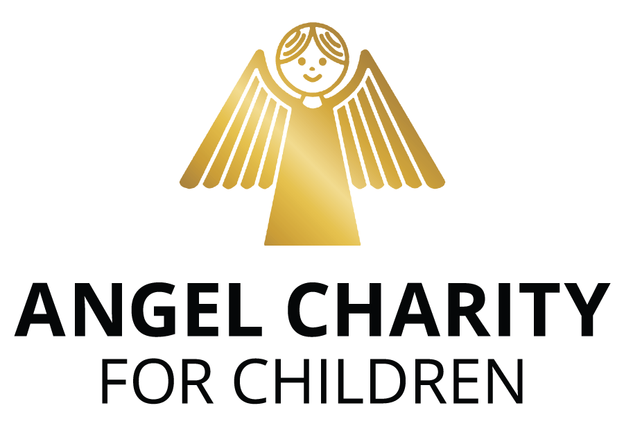 angel charity logo V gold